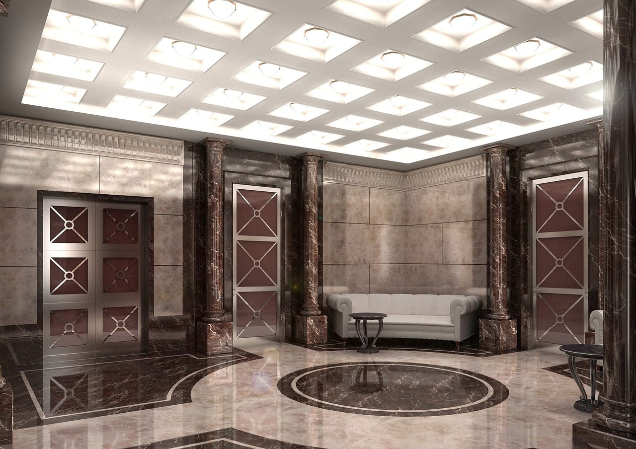 marble floor