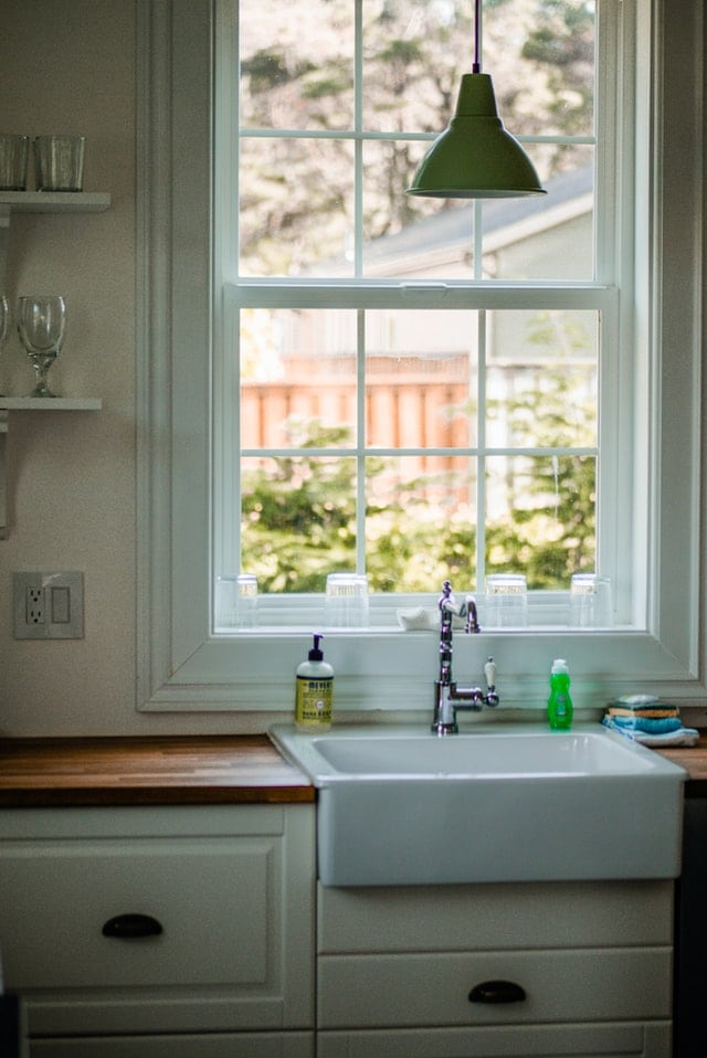 self trim kitchen sink