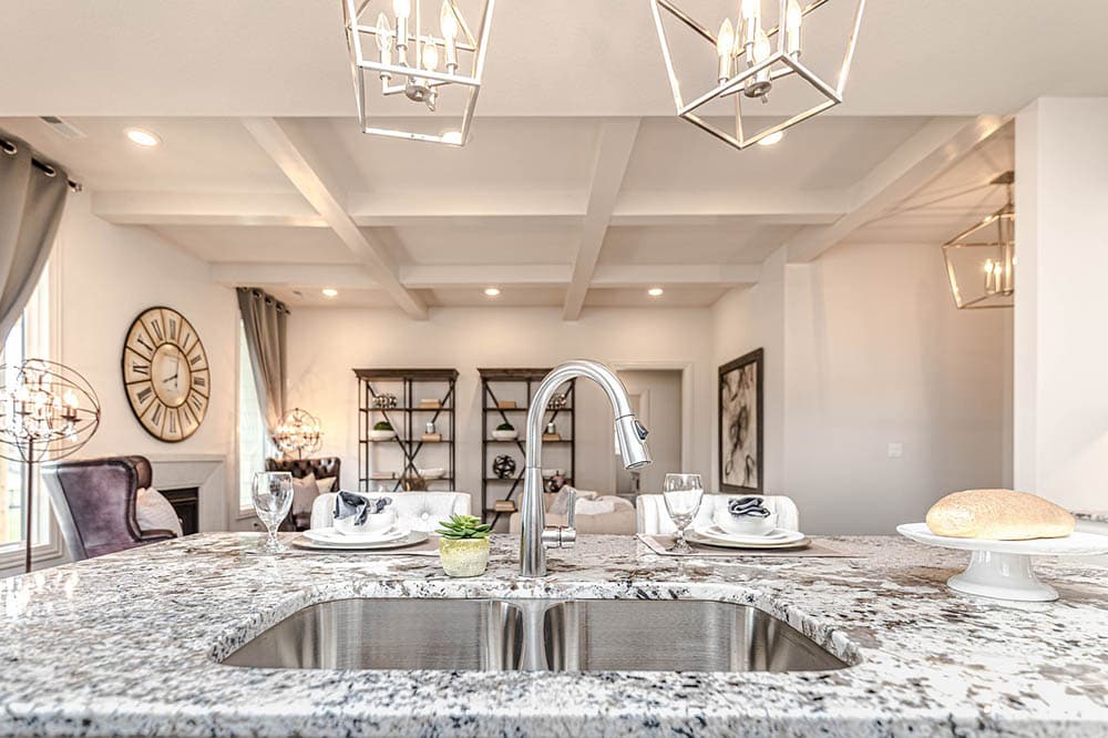 sink on kitchen island