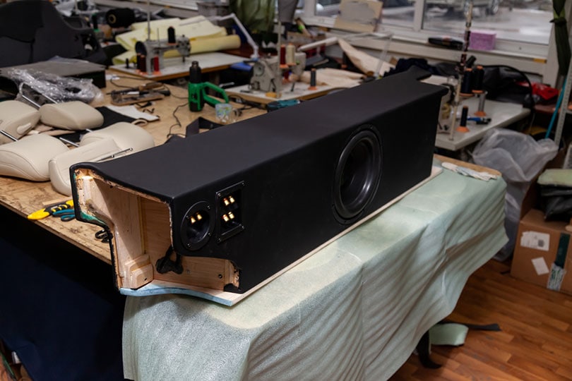 subwoofer box installation