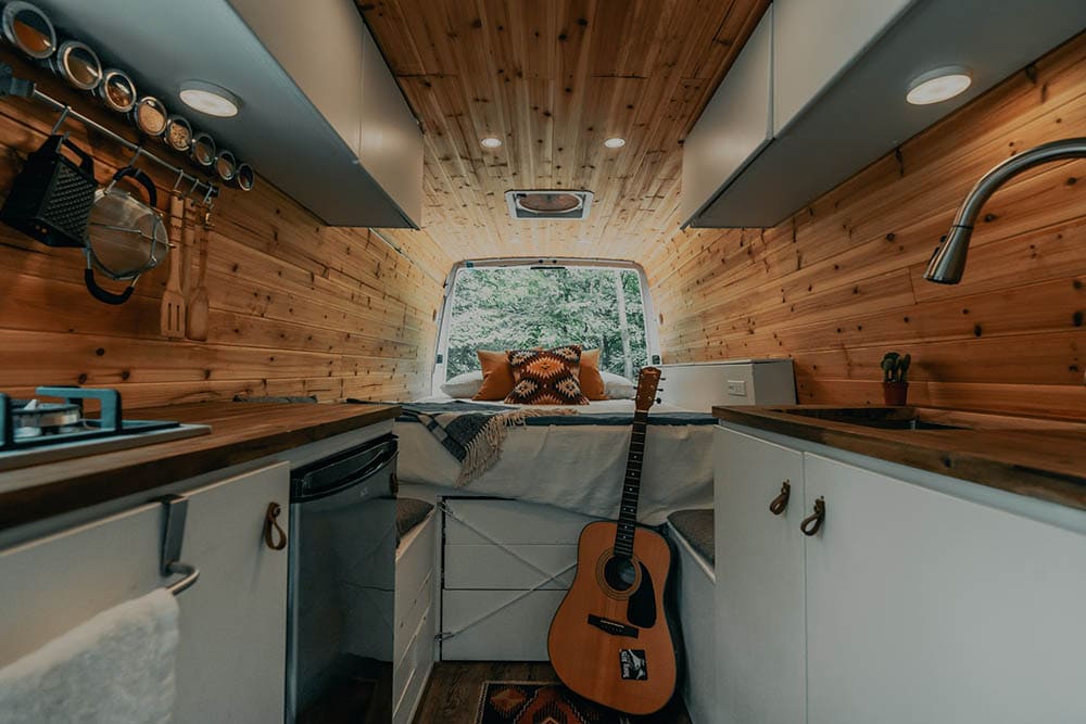 tiny trailer home