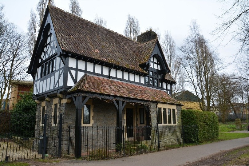 tudor styled house