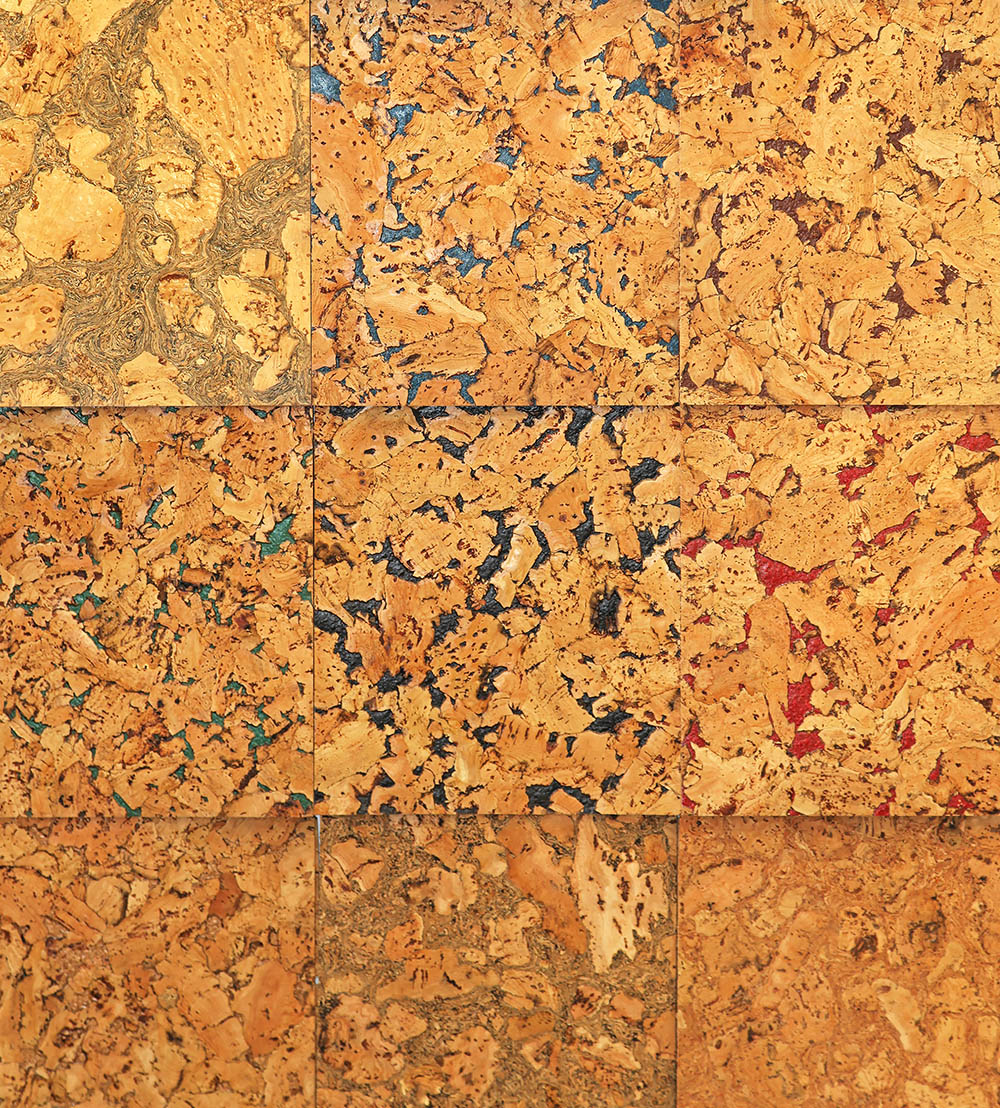 variety of cork tiles flooring