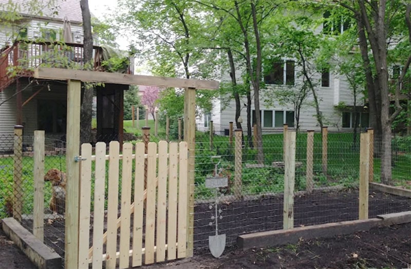 A Simple Wooden Garden Gate
