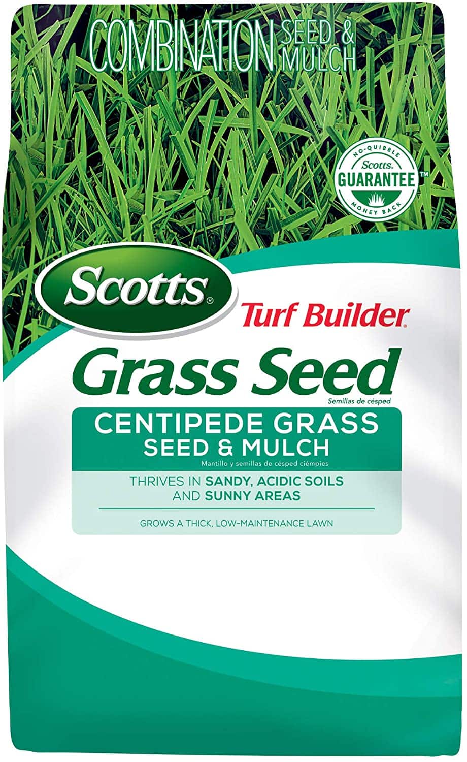 Centipede grass seed and mulch