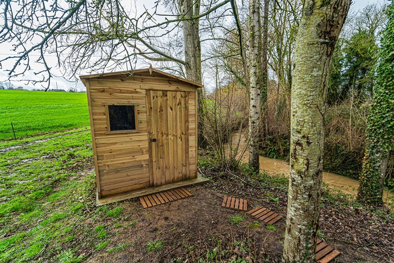 Composting Toilet in home