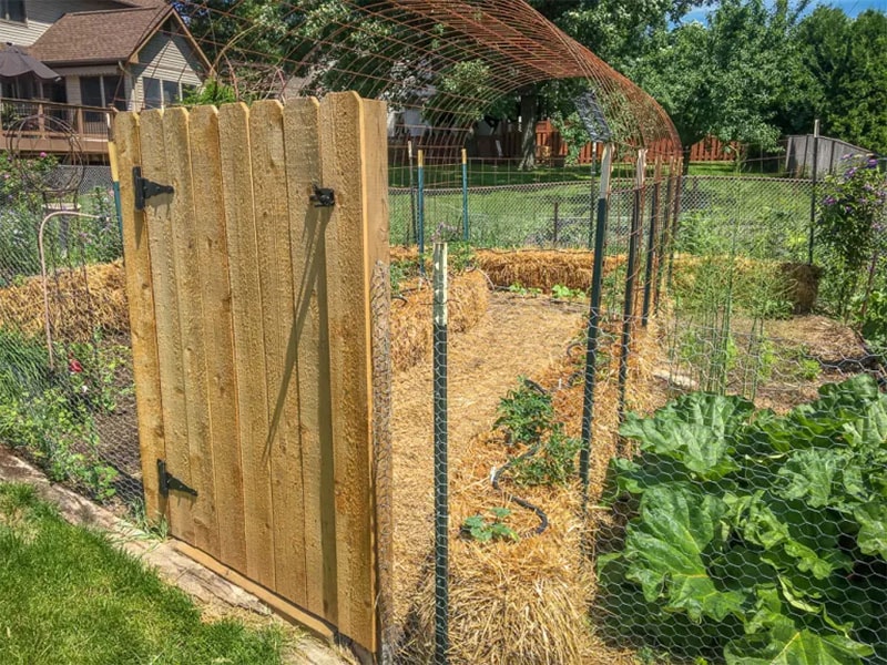 DIY Cedar Garden Gate
