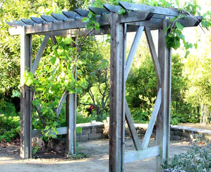 DIY Garden Arbor