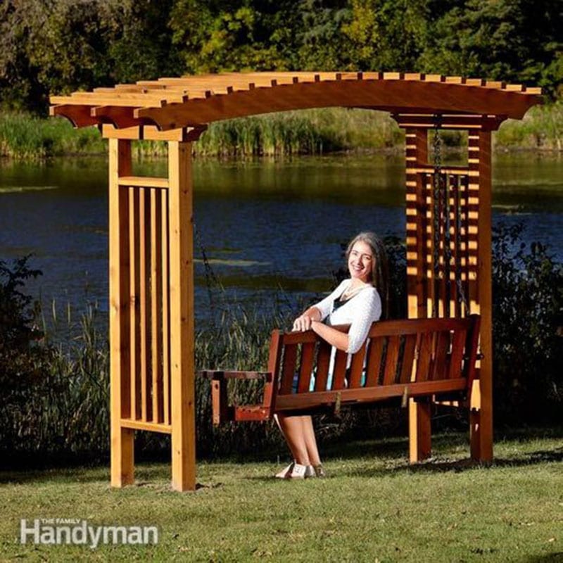 DIY Garden Arbor