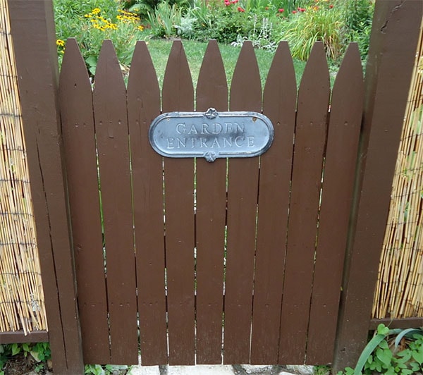 DIY Rustic Garden Gate