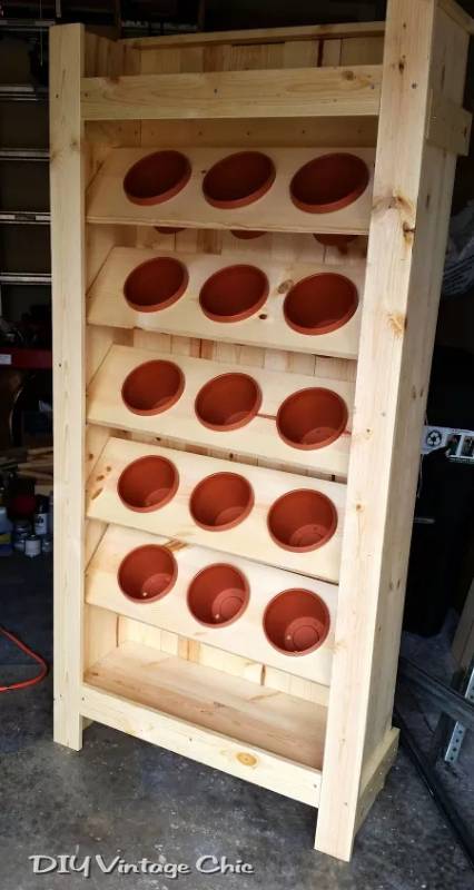 DIY vertical herb garden