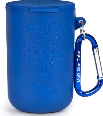 Dog Doo Tube Filled Dog Waste Bag Holders