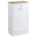 LOUVIXA Tilt Out Trash Bin Cabinet Dog-Proof Trash Can Holder