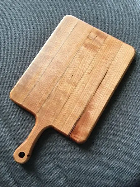 Paddle Cutting Board- restoring handmade
