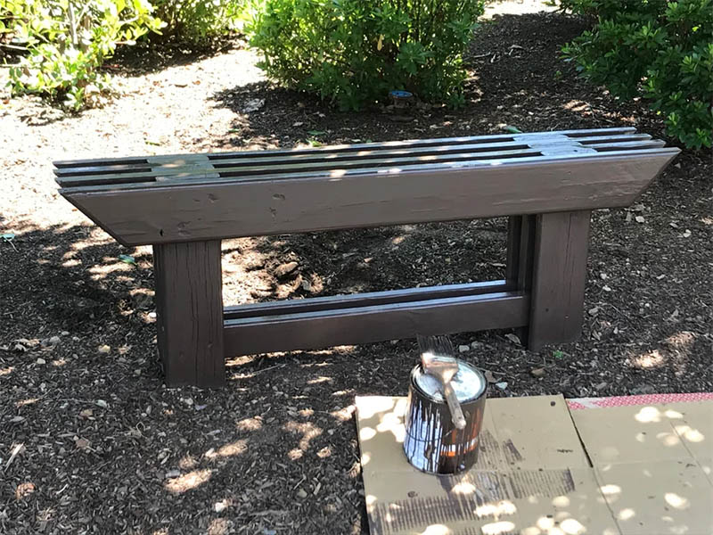 Reclaimed Wood Bench