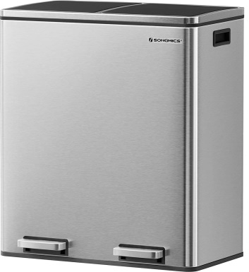 SONGMICS Dual Trash Can