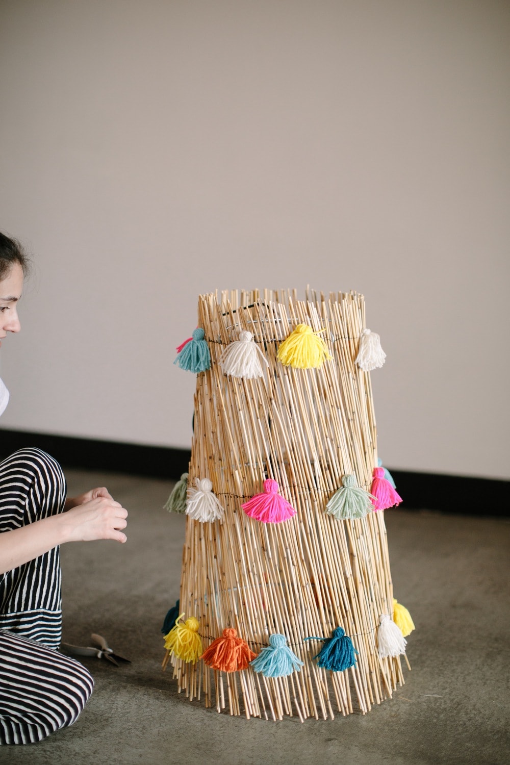 Spiral Bamboo DIY Chime- ehow