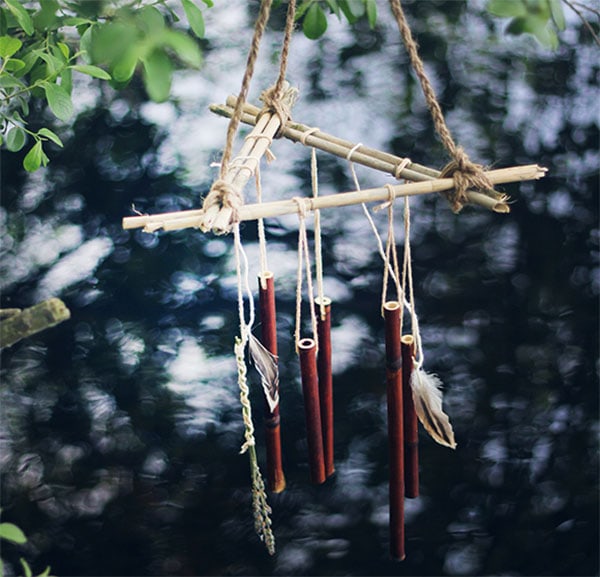 Triangle-Frame Wind Chime