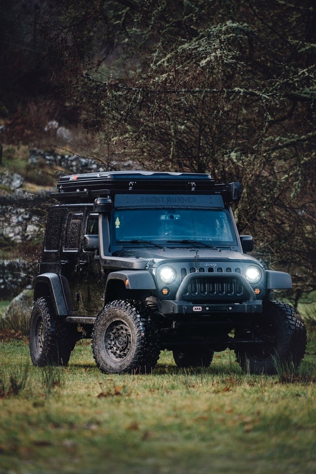 black jeep off road