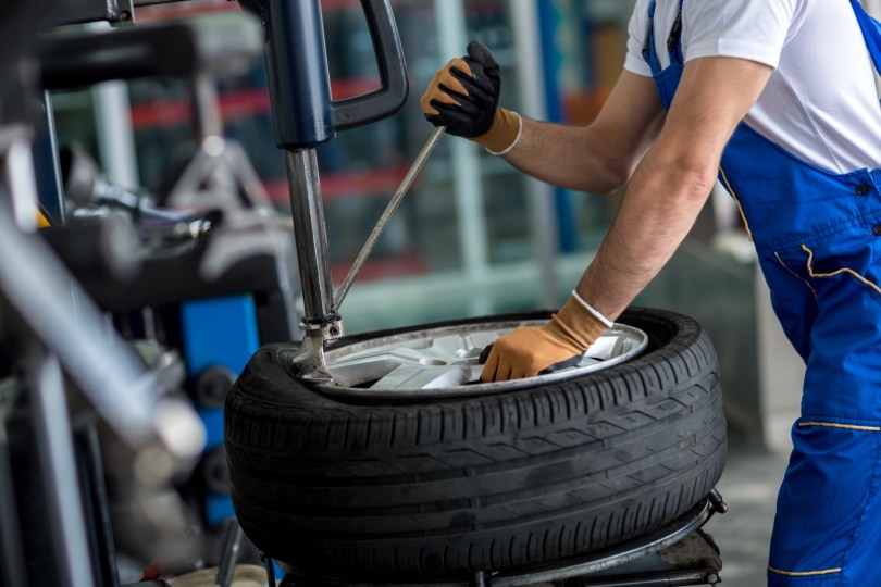 car wheel balancing