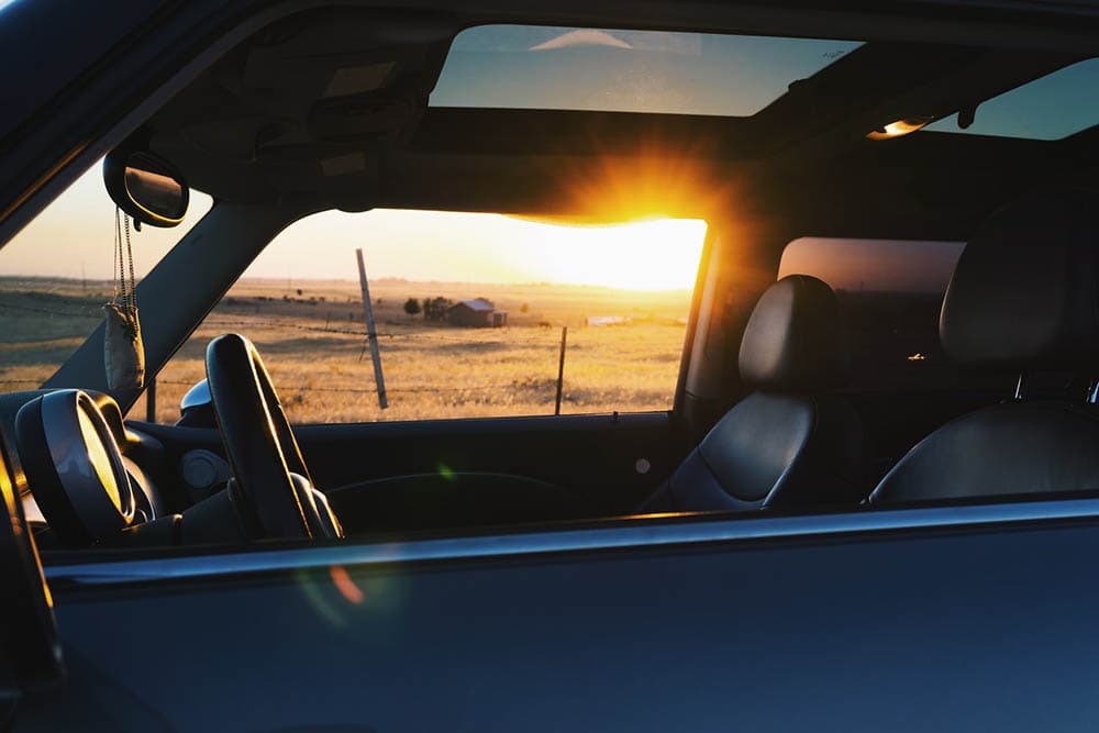 car with two sunroofs