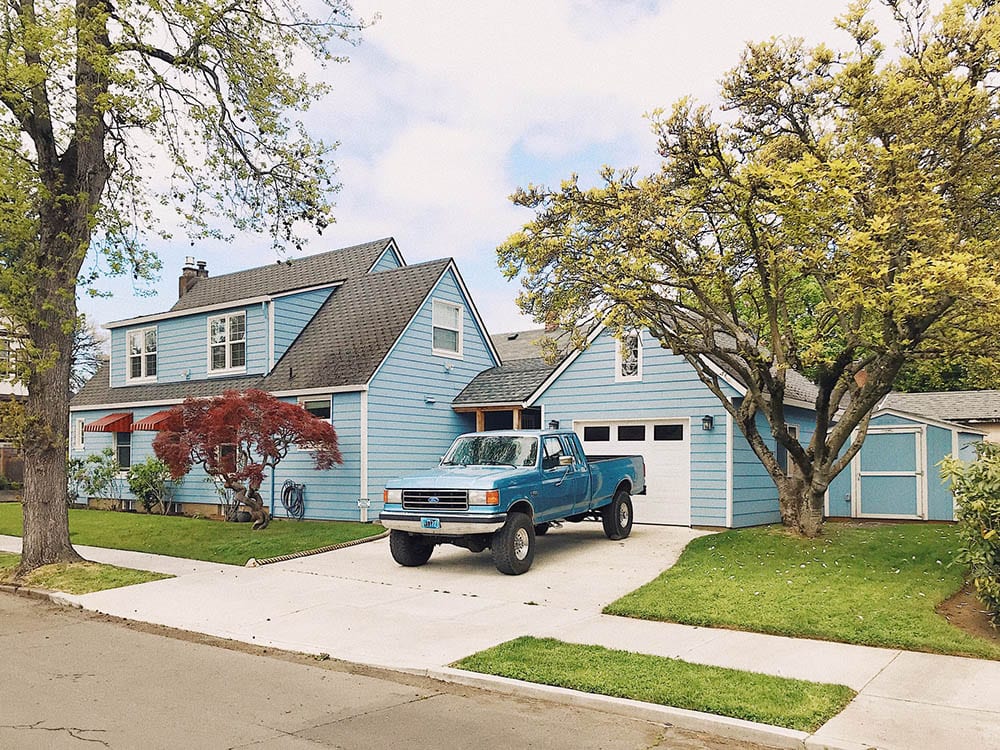 concrete driveway