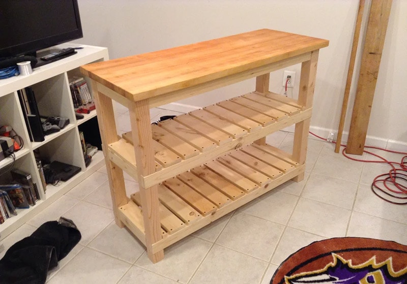 diy butcher block kitchen island