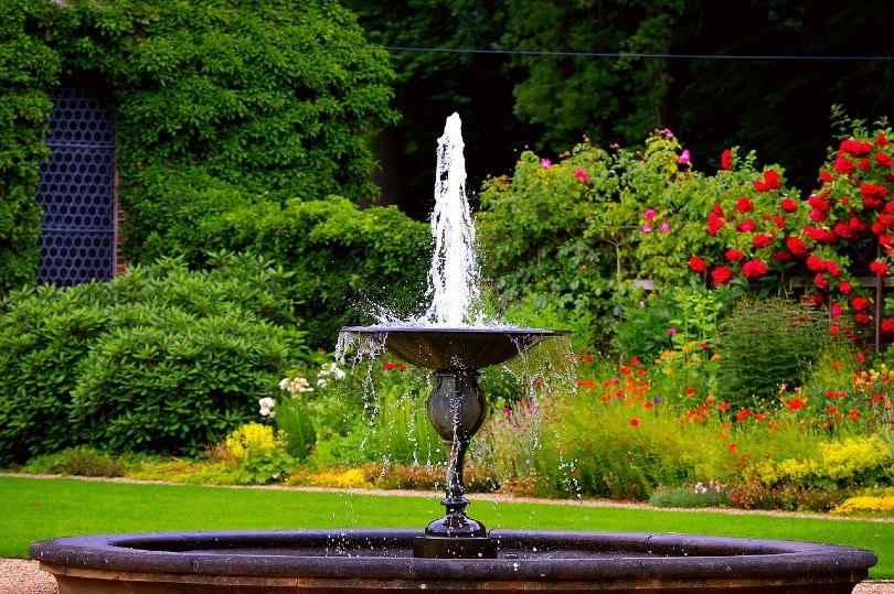 garden fountain