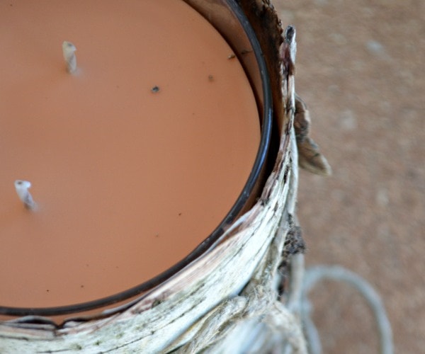 make birch bark candle tutoria H2OBungalow