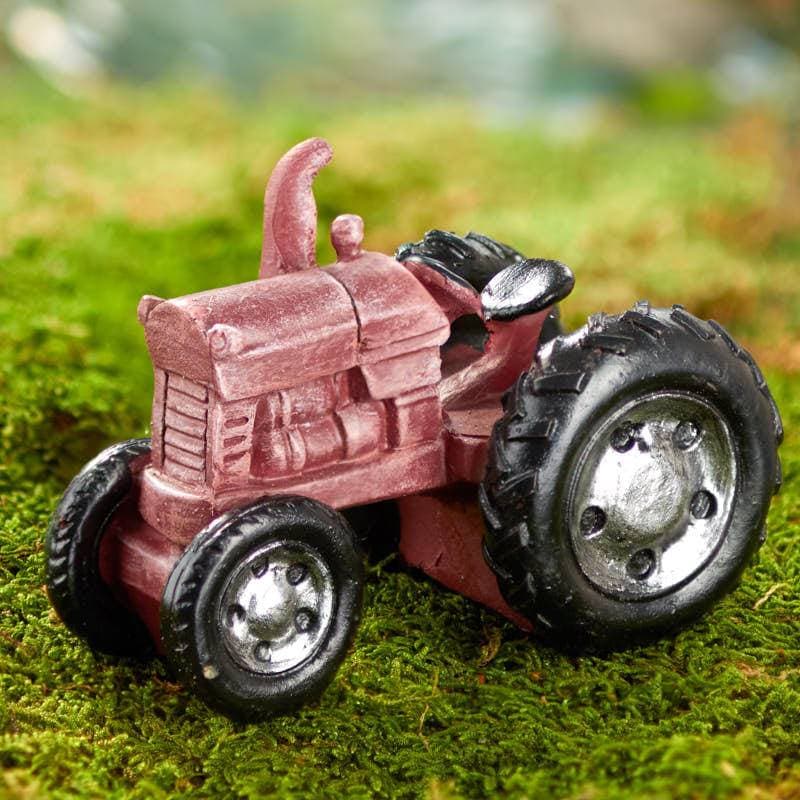 miniature fairy garden tractor