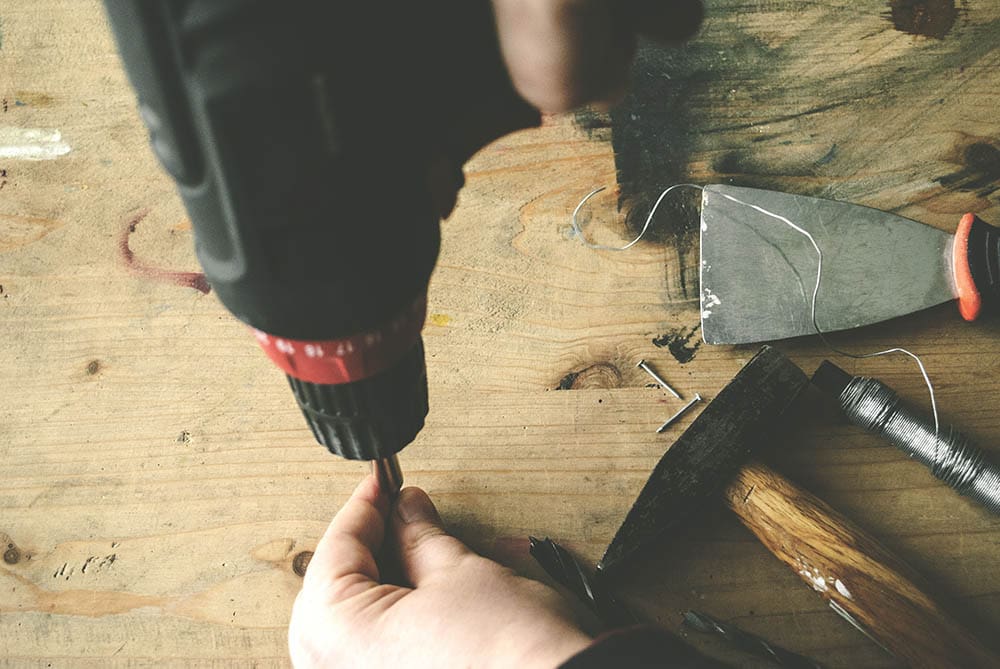 nailing wood flooring from above