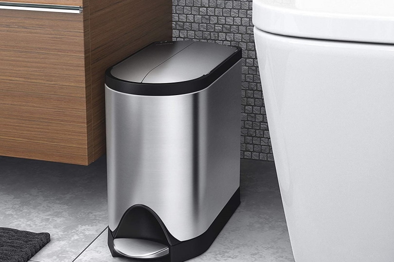 simplehuman Bathroom Step Trash Can