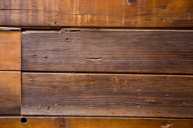 warped wooden floor