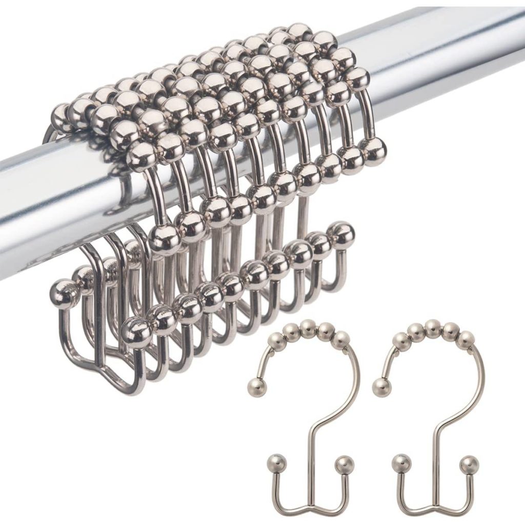 Amazer Rust-Resistant Shower Curtain Rings (1)