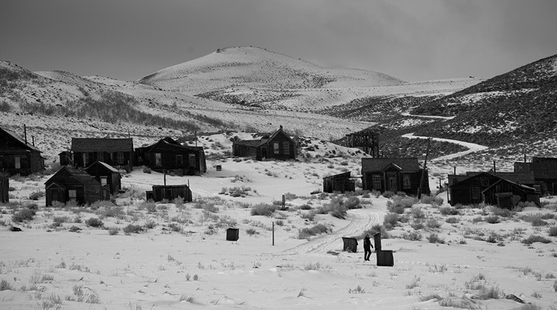 Bodie State Park Snow