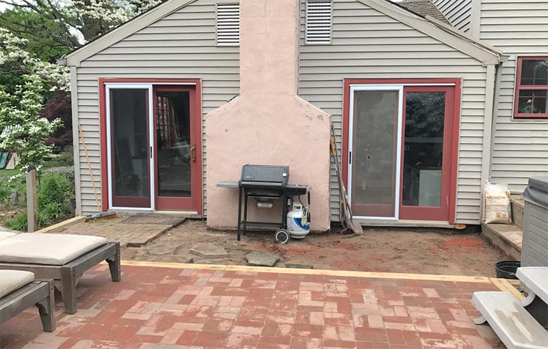 Budget DIY Brick Patio