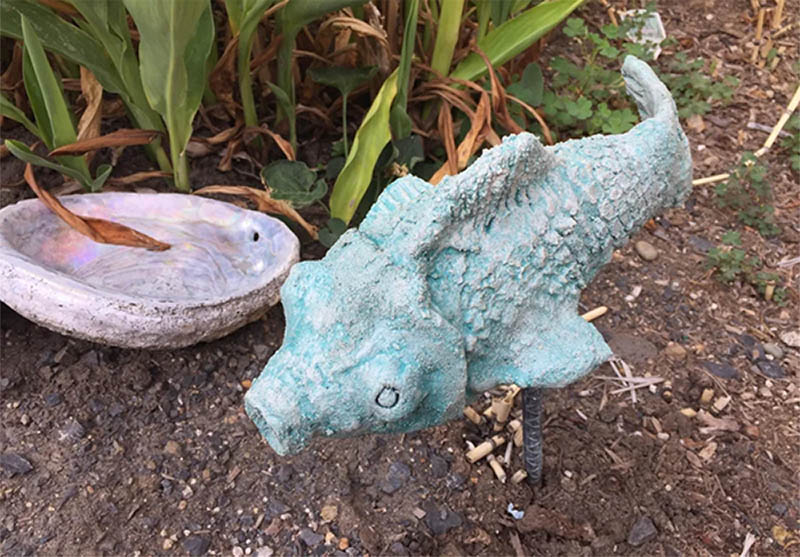 Concrete Garden Fish