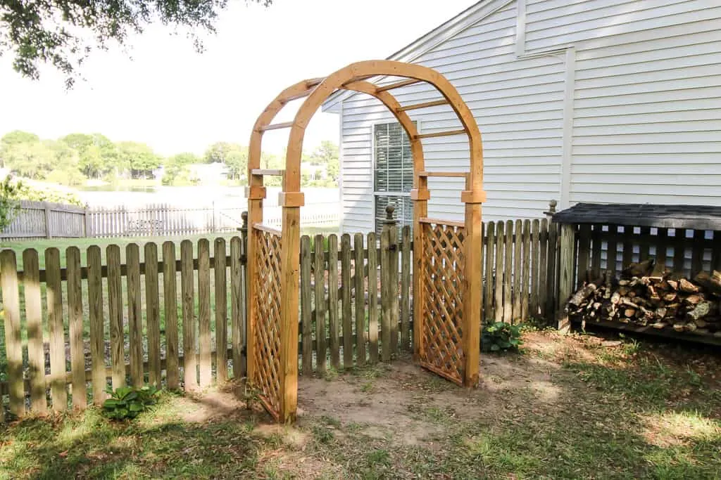 DIY Garden Arch and Arbor