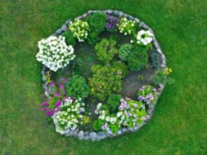 DIY bed circle design
