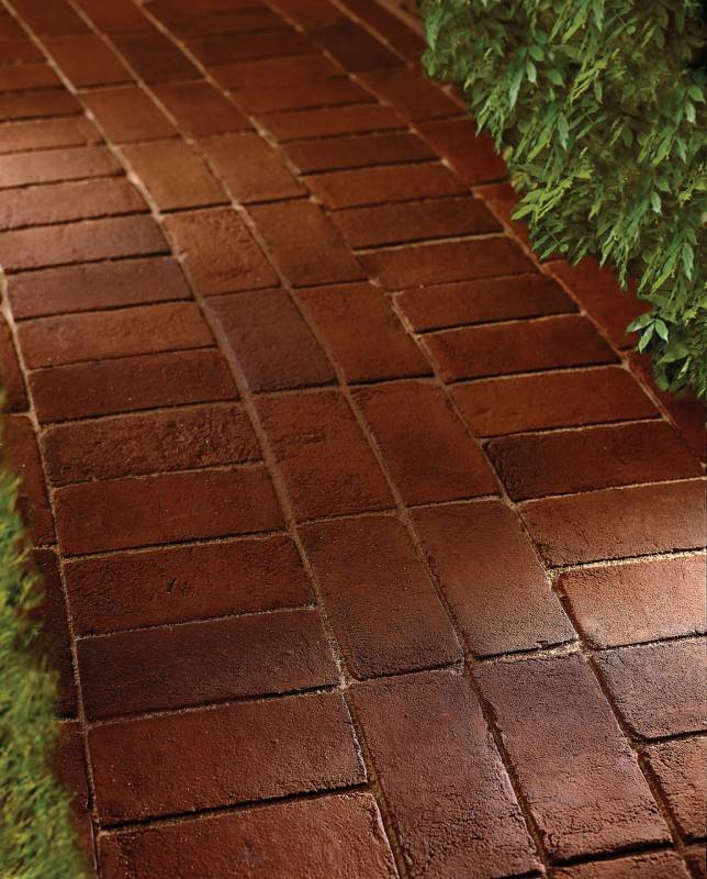 DIY brick path