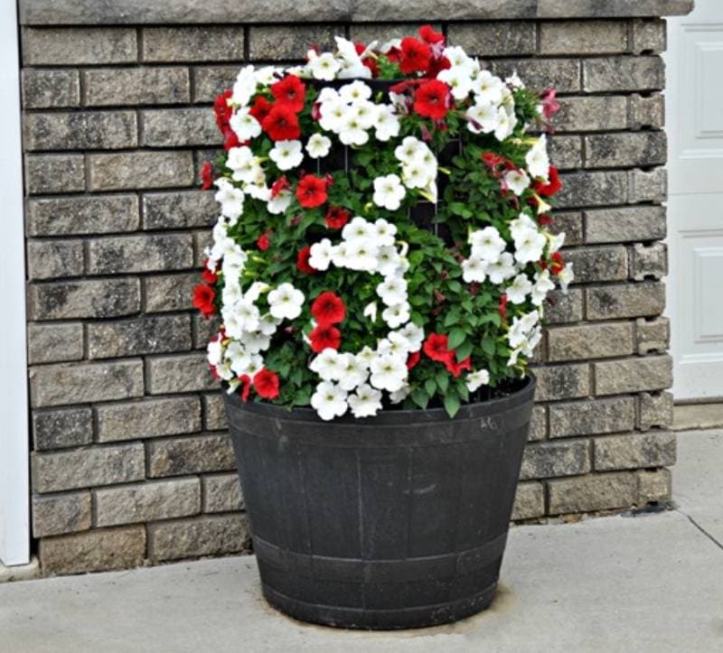 DIY flower tower