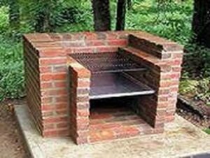 DIY outdoor charcoal grill