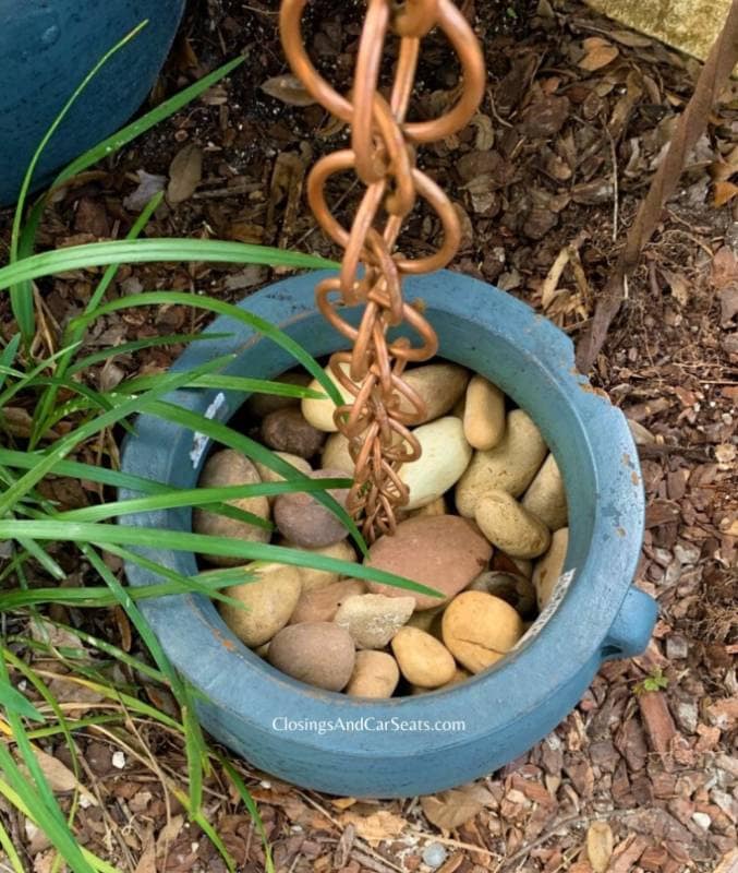 DIY rain chain