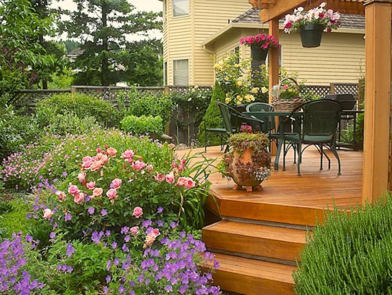 DIY rose garden