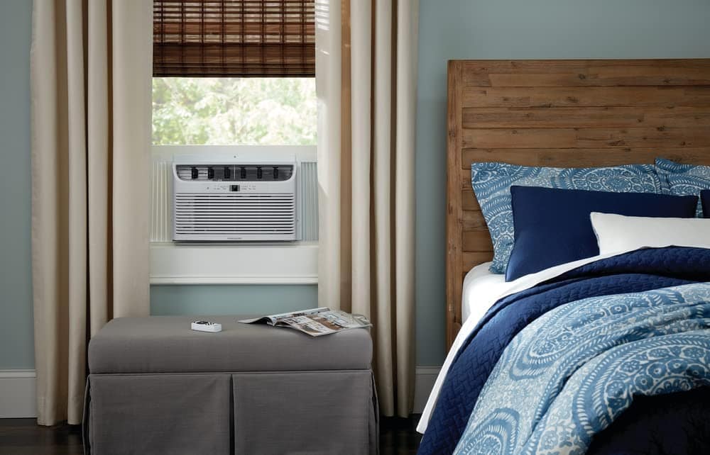 Frigidaire Window Air Conditioner mounted on the window