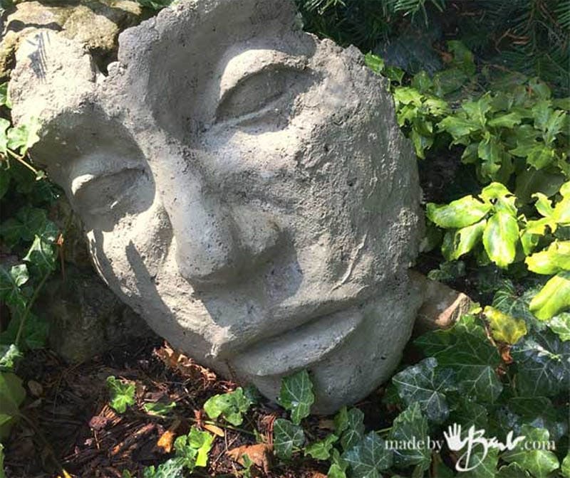 Giant Face Sculpture