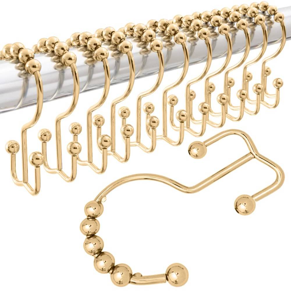 Gorilla Grip Shower Curtain Hooks (1)