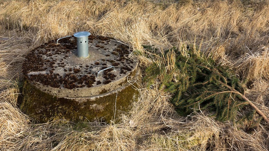 Lid of a rural septic tank