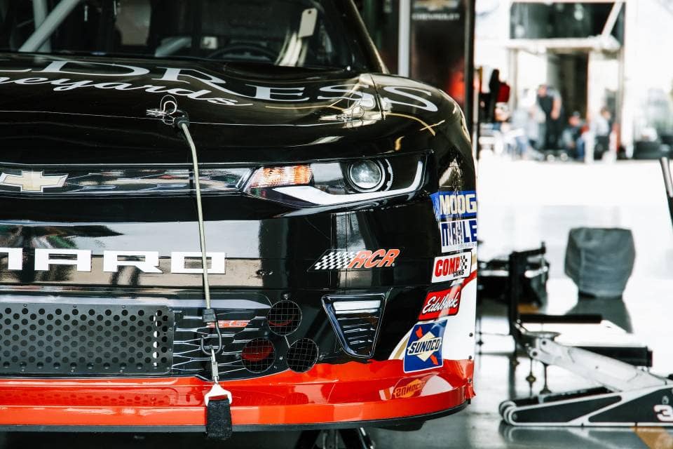 Nascar headlights texas motorway racecar pitlane