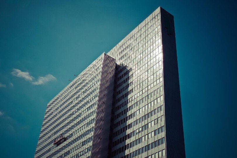 a modern skyscraper